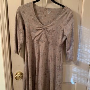 Toad & Co Rosalinda Dress XS 3/4 sleeve fun design